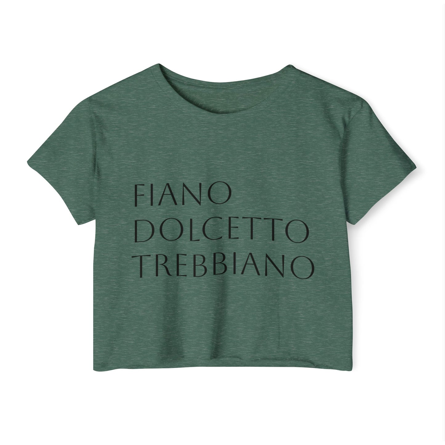 Fiano Dolcetto Trebbiano Crop Top