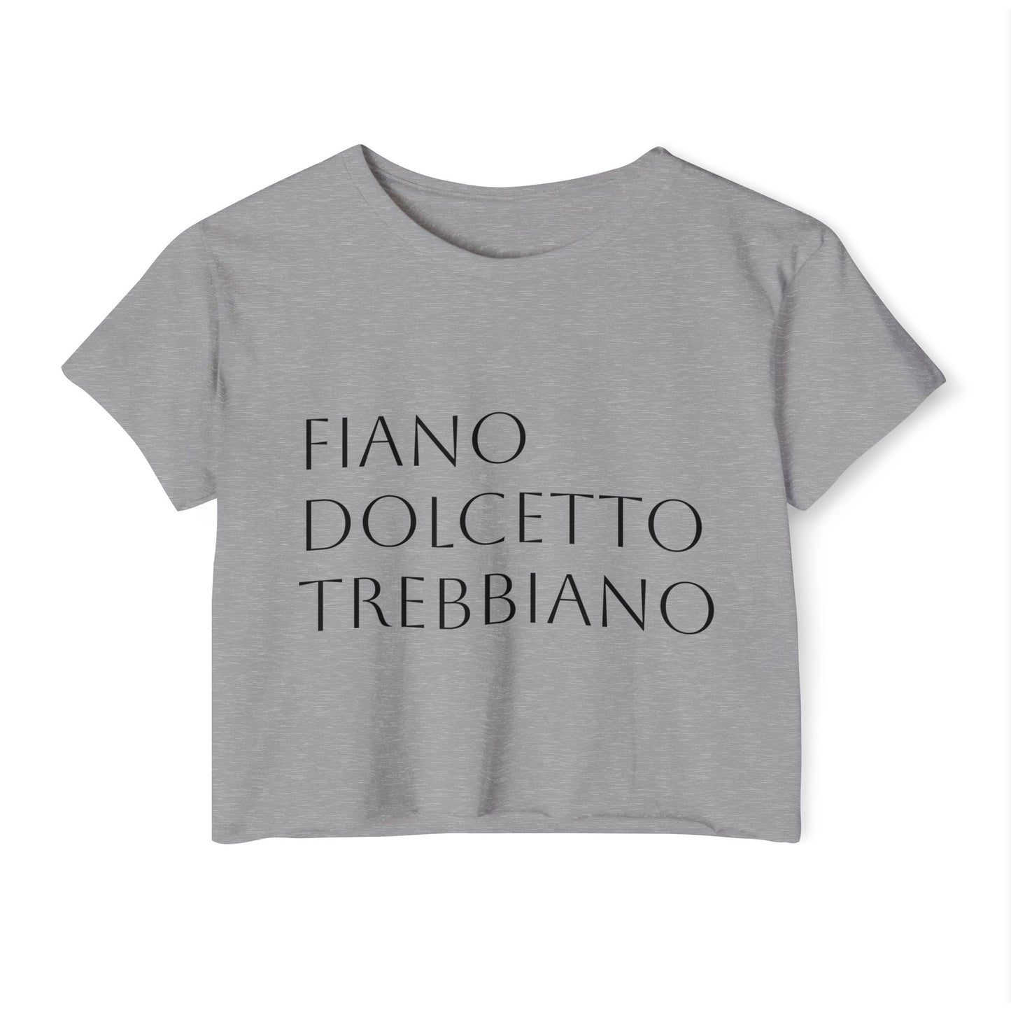 Fiano Dolcetto Trebbiano Crop Top