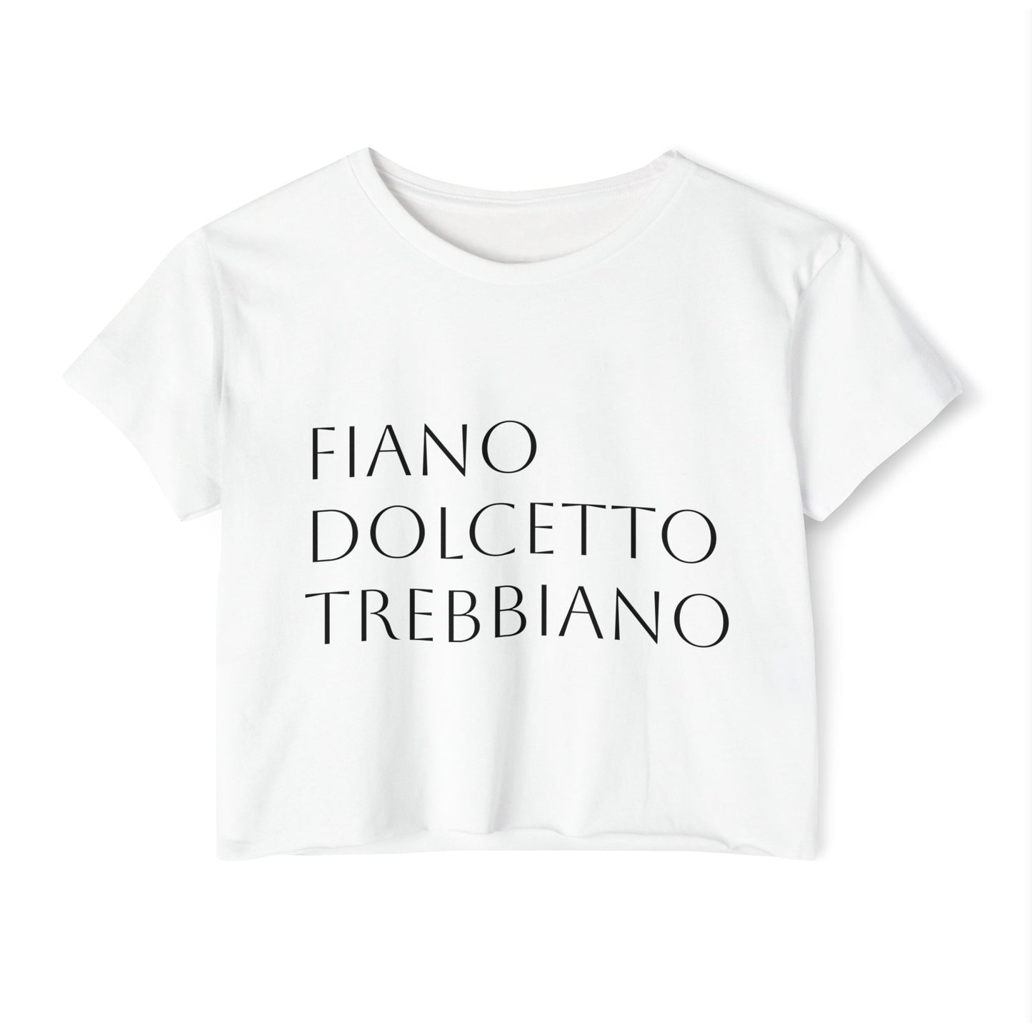 Fiano Dolcetto Trebbiano Crop Top