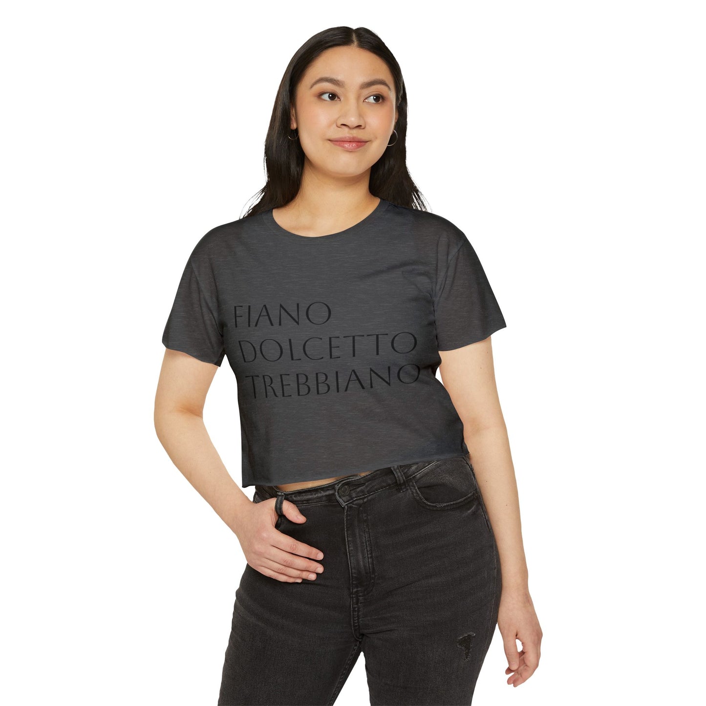 Fiano Dolcetto Trebbiano Crop Top