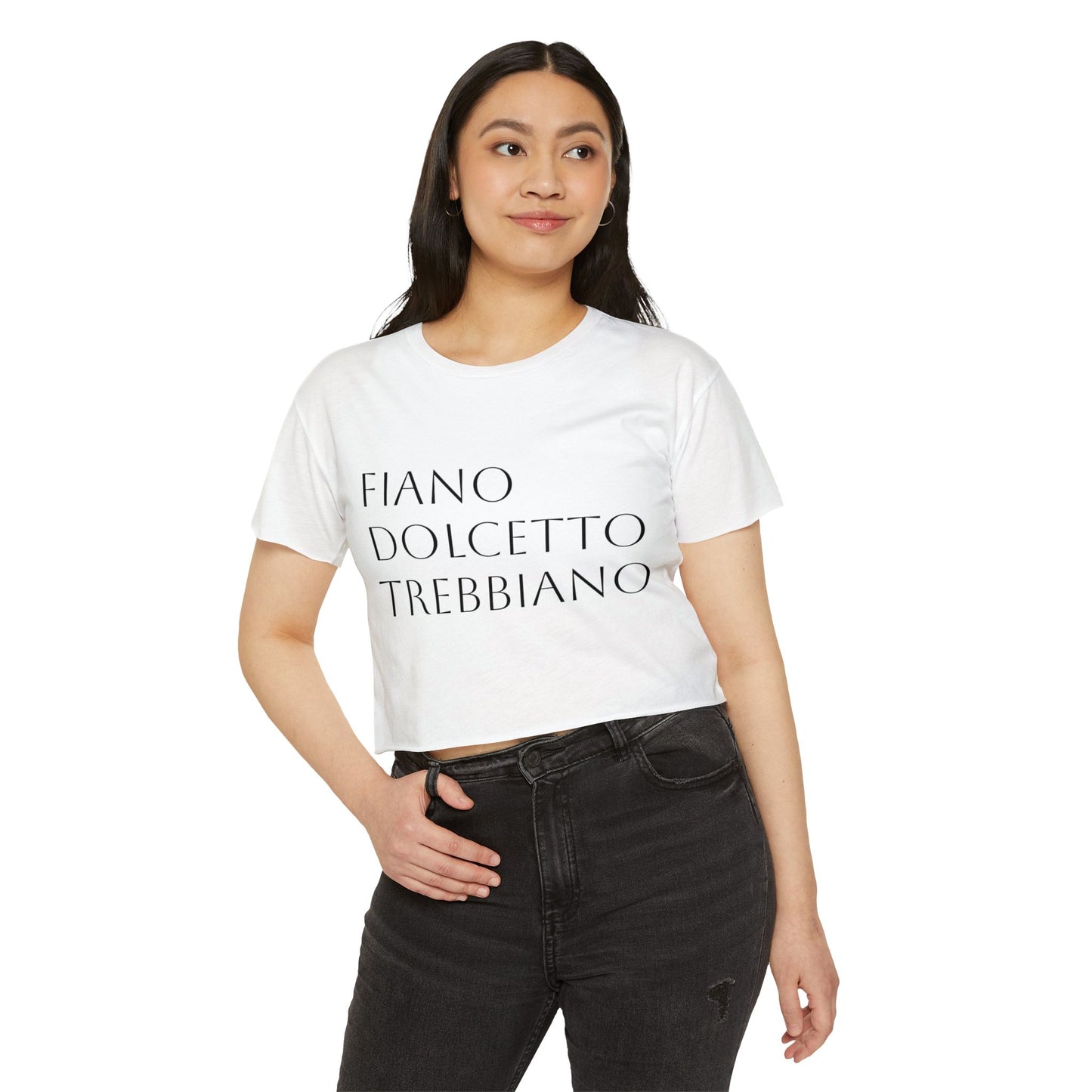 Fiano Dolcetto Trebbiano Crop Top