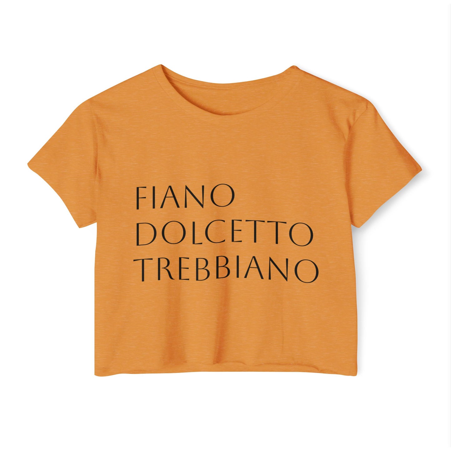 Fiano Dolcetto Trebbiano Crop Top