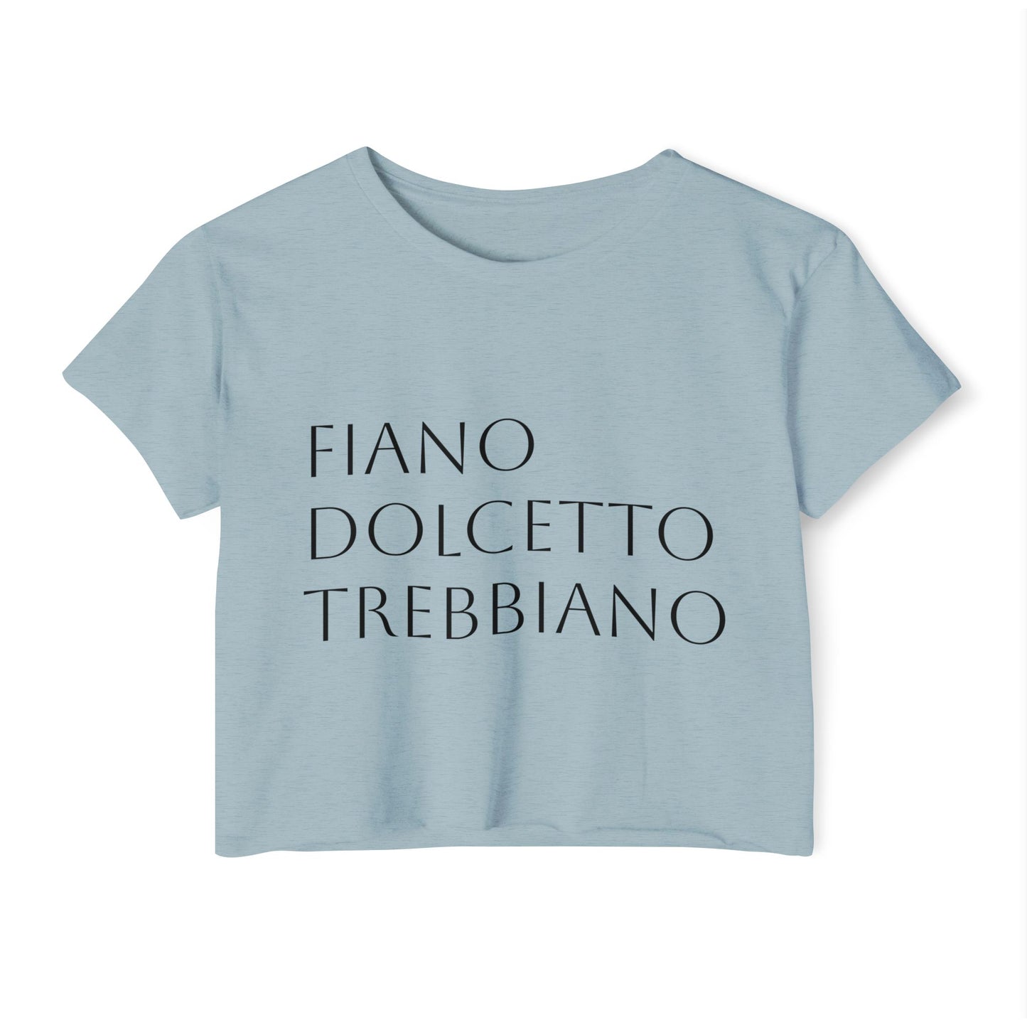 Fiano Dolcetto Trebbiano Crop Top