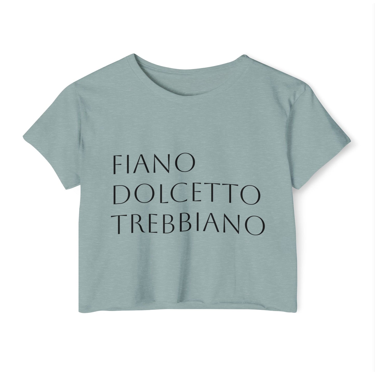 Fiano Dolcetto Trebbiano Crop Top