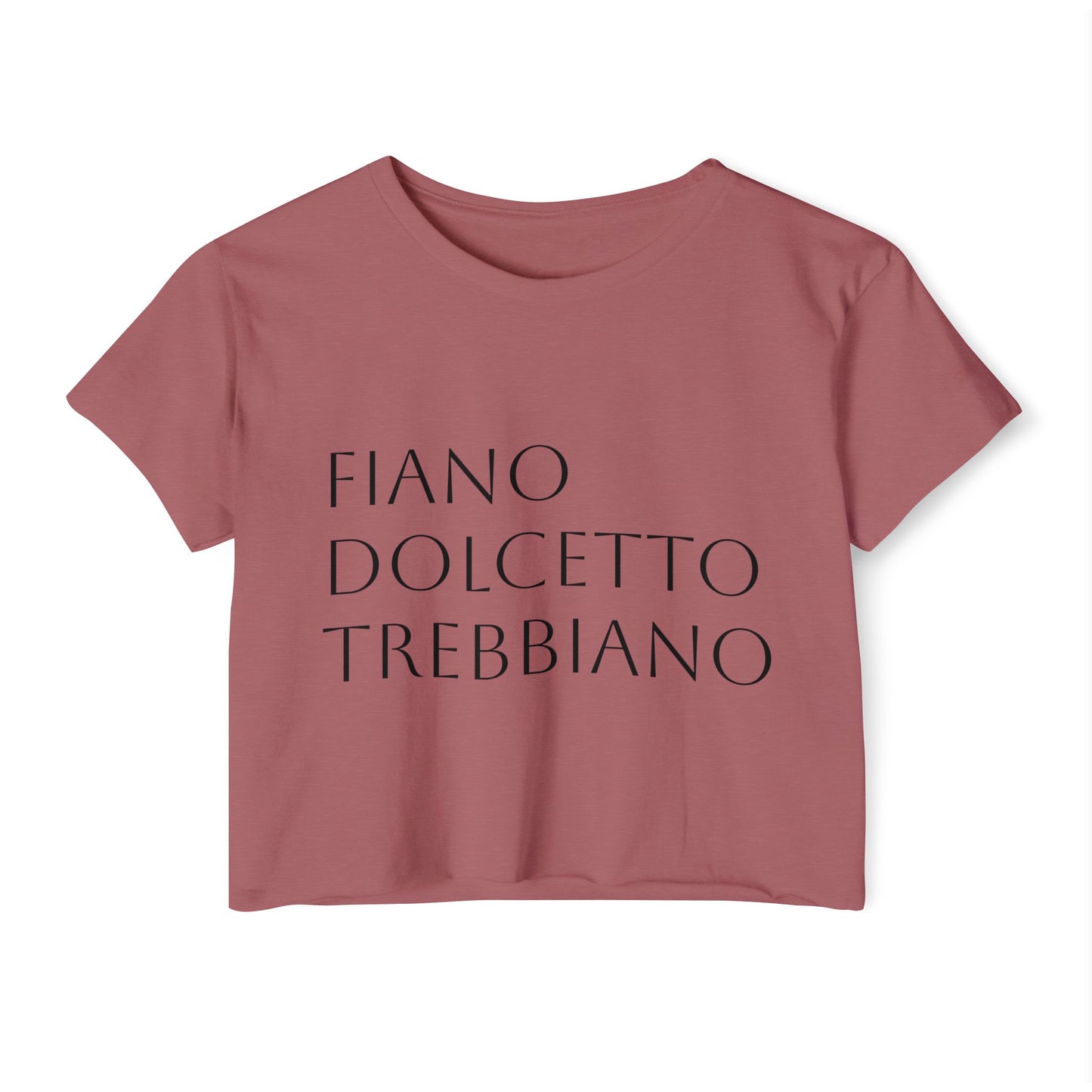Fiano Dolcetto Trebbiano Crop Top