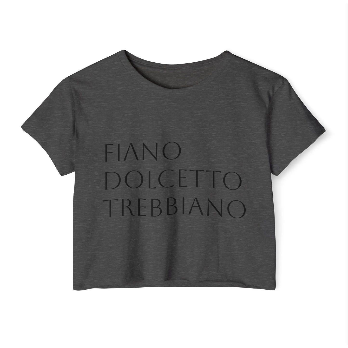 Fiano Dolcetto Trebbiano Crop Top