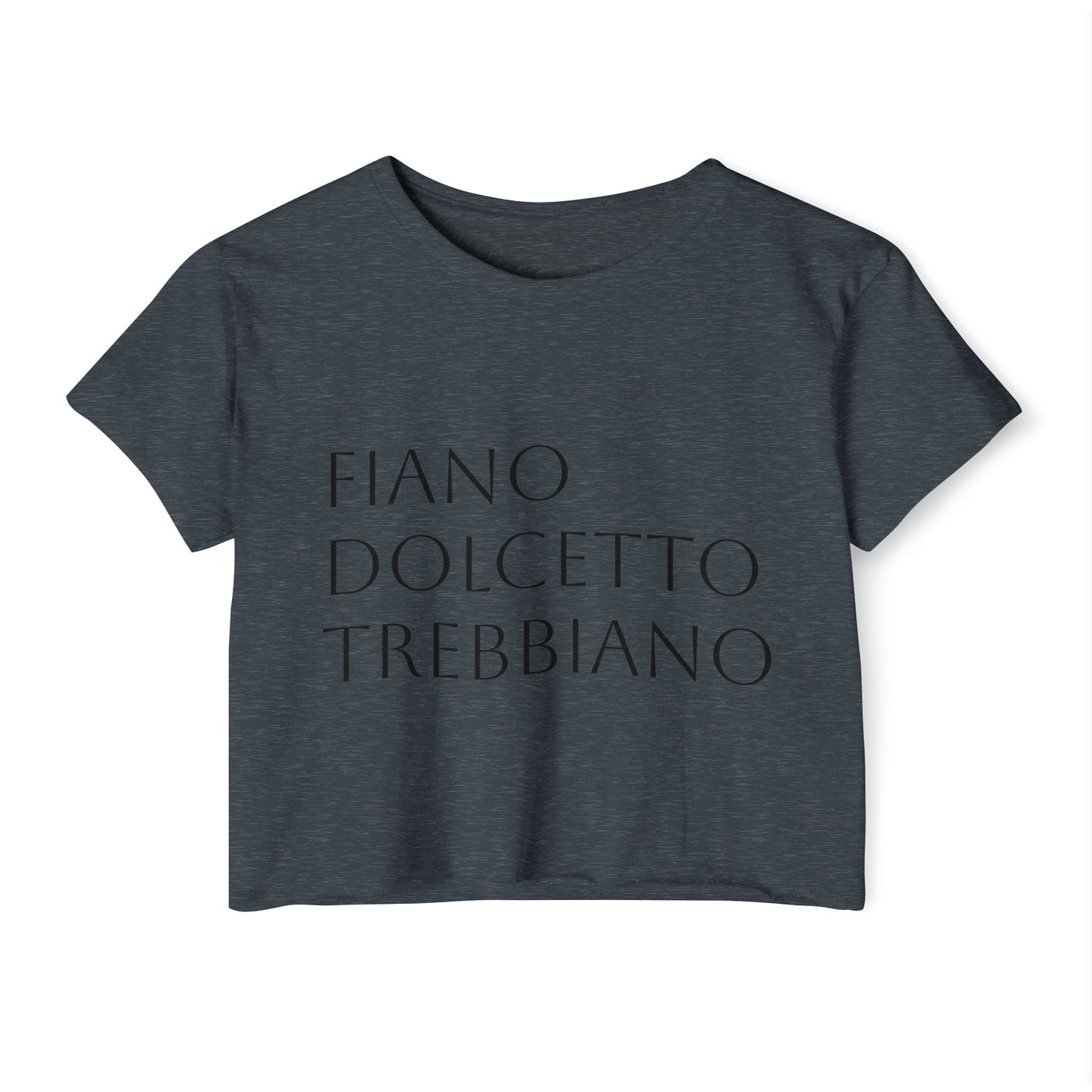 Fiano Dolcetto Trebbiano Crop Top